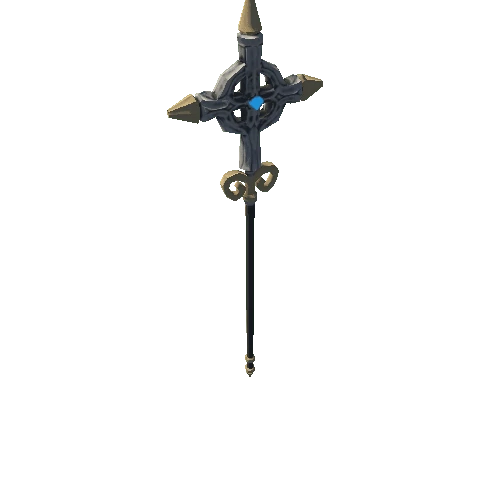 Silver Cross Wand